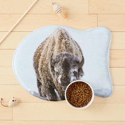 Bison in Snow