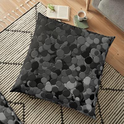Black, White, and Grey Bubbles