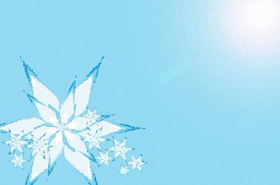Blue Christmas Star
