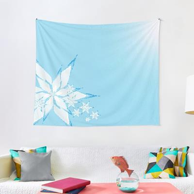 Blue Christmas Star