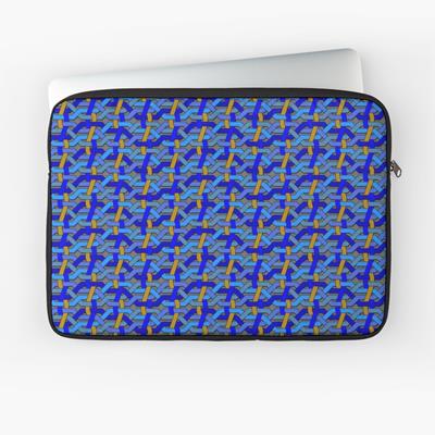 Blue and Gold Knotwork