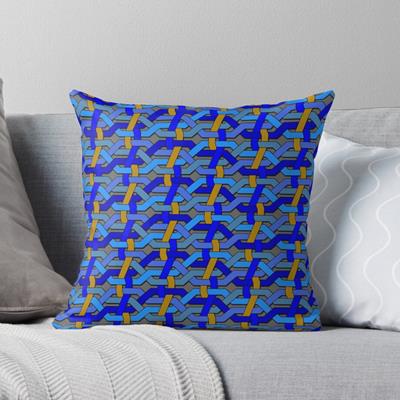 Blue and Gold Knotwork