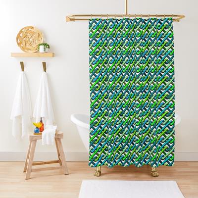 Blue and Green Tangles
