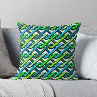 Blue and Green Tangles
