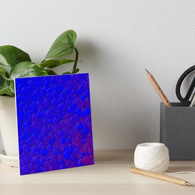 Blue and Purple Bubbles