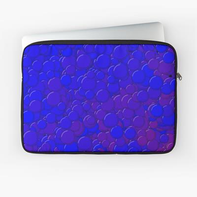 Blue and Purple Bubbles