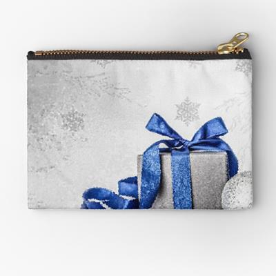 Blue and Silver Christmas Gift