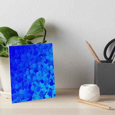 Blue and Turquoise Bubbles