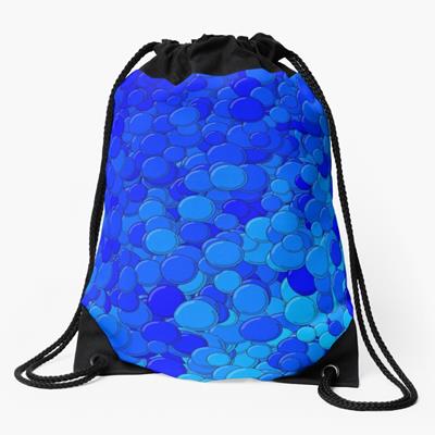 Blue and Turquoise Bubbles