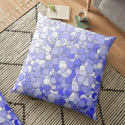 Blue and White Bubbles