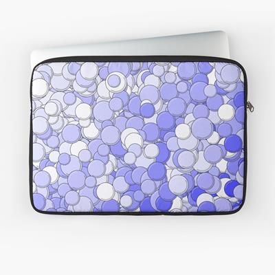 Blue and White Bubbles