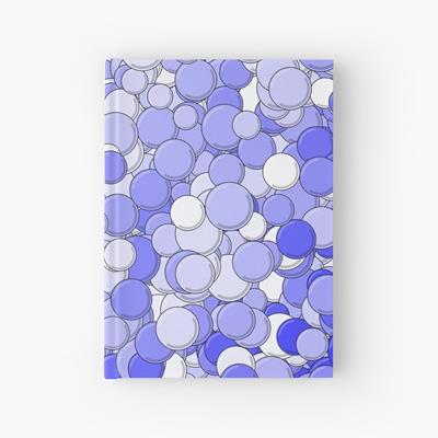 Blue and White Bubbles