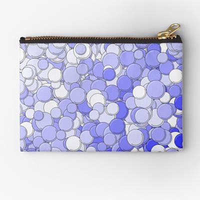 Blue and White Bubbles
