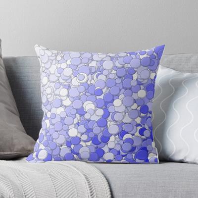 Blue and White Bubbles