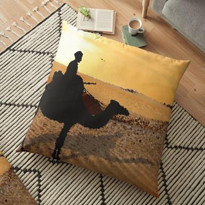 Camel Rider in the Desert