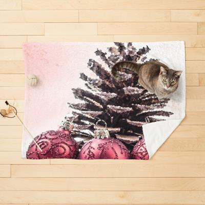 Christmas Baubles and Pine Cone