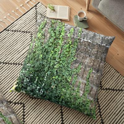 Climbing Plant on Stone Wall