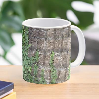 Climbing Plant on Stone Wall