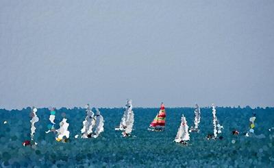Colorful Sailboats