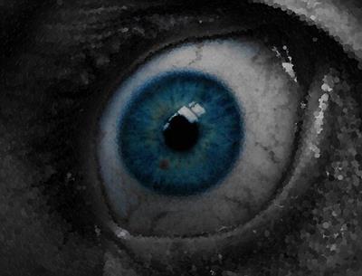 Creepy Blue Eye