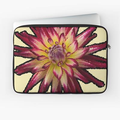 Crimson and Yellow Flower
