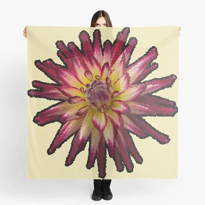 Crimson and Yellow Flower