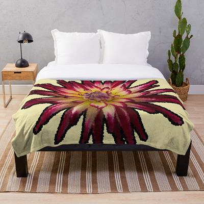 Crimson and Yellow Flower