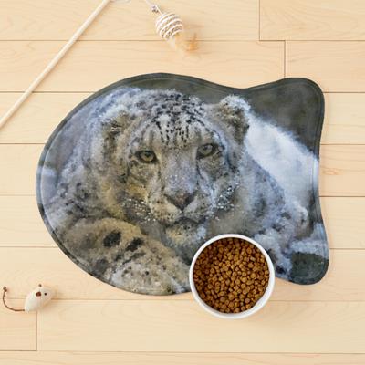 Curious Snow Leopard