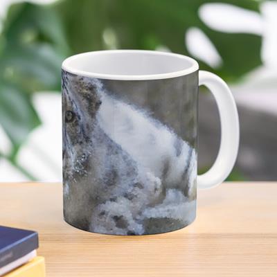 Curious Snow Leopard