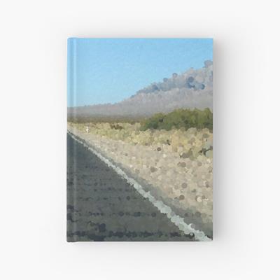 Empty Desert Road to Nowhere