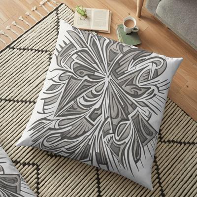 Exploding Grey Abstract Design