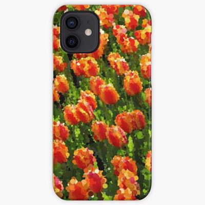 Field of Orange Tulips