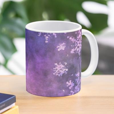 Glittering Purple Snowflakes