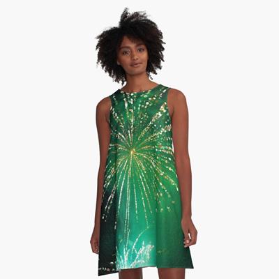 Green Fireworks
