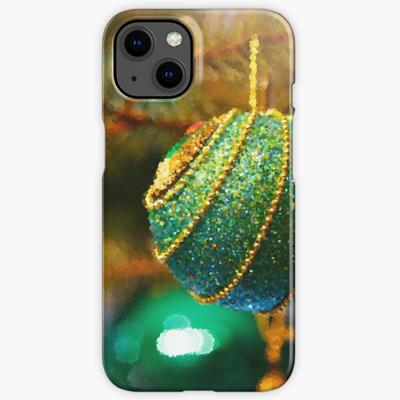 Green and Gold Christmas Baubles