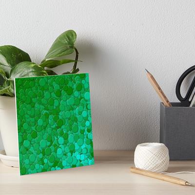 Green and Turquoise Bubbles