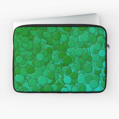 Green and Turquoise Bubbles