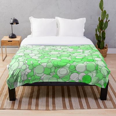 Green and White Bubbles