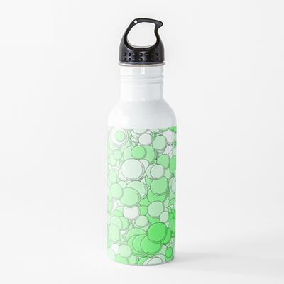 Green and White Bubbles