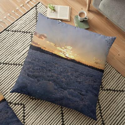 Ice Field at Sunset