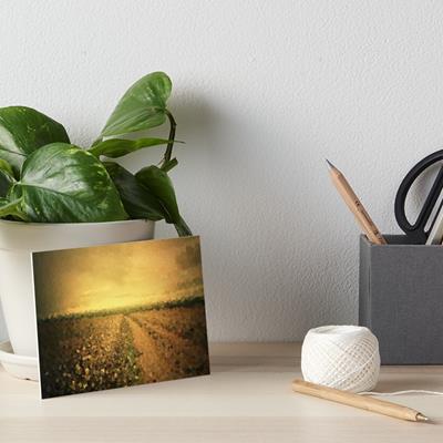 Impressionistic Peaceful Country Road