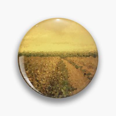 Impressionistic Peaceful Country Road