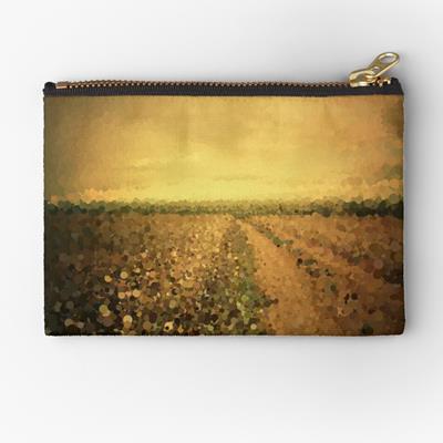 Impressionistic Peaceful Country Road