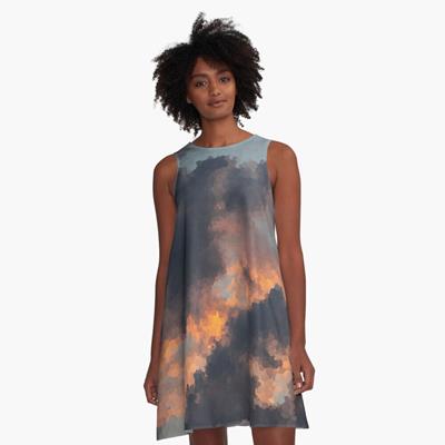 Impressionistic Storm Clouds at Sunrise