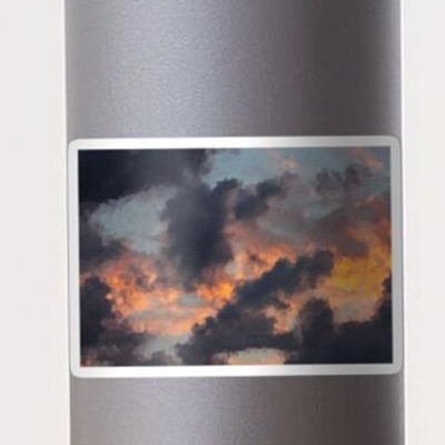 Impressionistic Storm Clouds at Sunrise