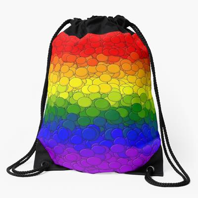 LGBTQ Pride Flag Bubbles