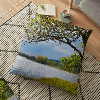 Leafy Tree on River Bank