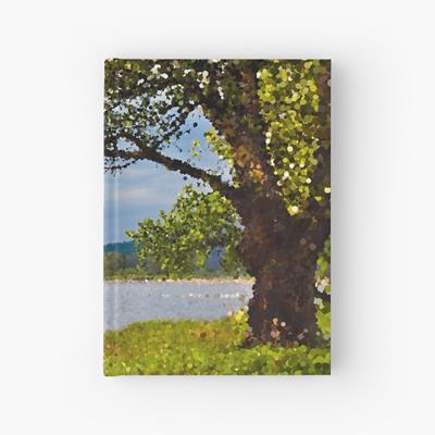 Leafy Tree on River Bank