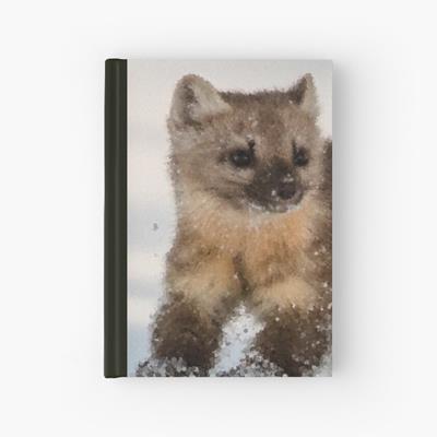 Marten Romping in the Snow