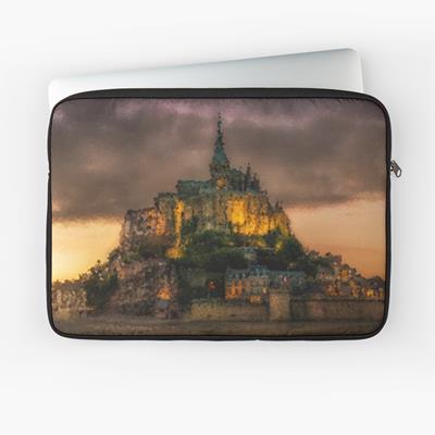 Mont St Michel Under Stormy Skies